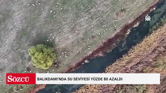 Balıkdamı’nda su seviyesi yüzde 80 azaldı