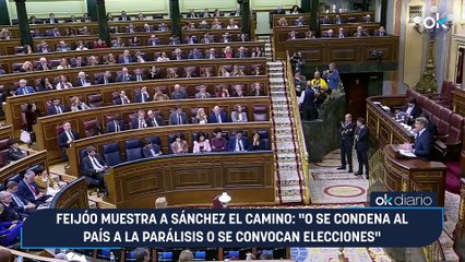 Feijóo muestra a Sánchez el camino: "O se condena al país a la parálisis o se convocan elecciones"