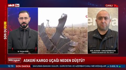 Azerbaycan Basın Kon. Yön. Kur. Üy. Agil Alesger; Uçağın enkazında incelemeler başladı