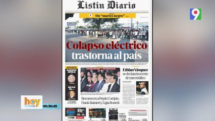 Titulares prensa dominicana miércoles 12 de noviembre 2025 | Hoy Mismo