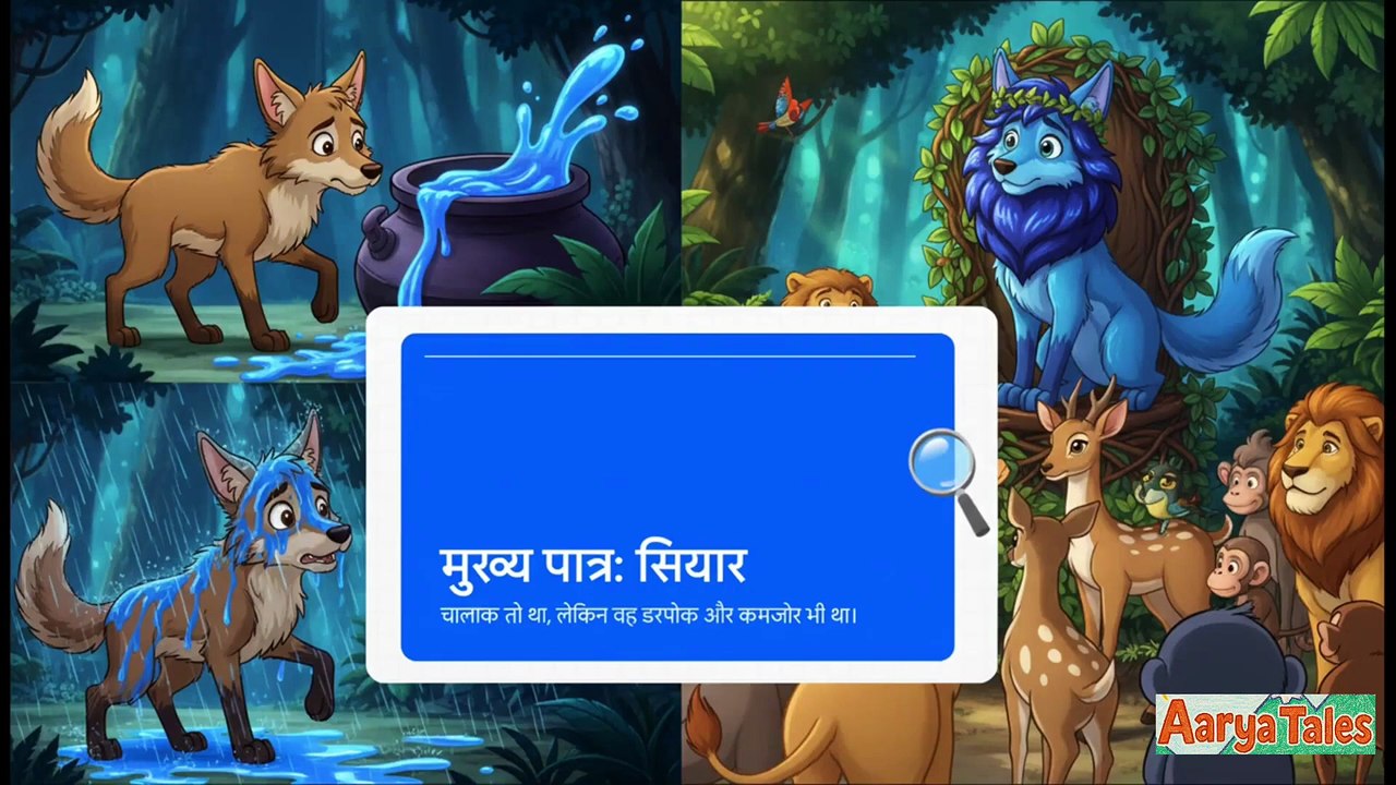 Panchtantra #8 - नीला सियार की कहानी