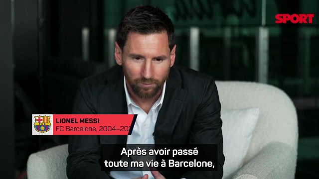 Messi : Je ne suis pas parti comme je l'avais rêvé et imaginé
