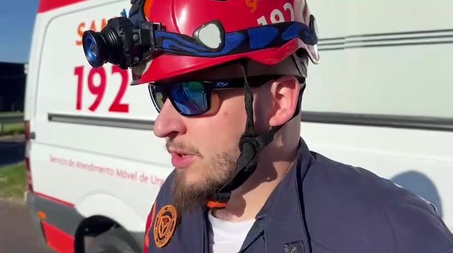 Dr. Leonardo Sandri, do Samu, fala sobre acidente no trevo do Parque de Exposições