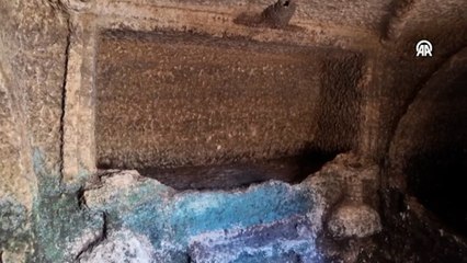 Tharsa Antik Kenti'nde 1800 yıllık oda mezarı bulundu