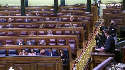 Rufián desmonta en el Congreso los casos de Begoña Gómez y el fiscal general