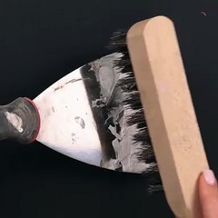 What a genius tool you can make to get rid of dried cement!