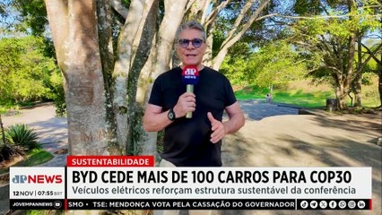BYD cede mais de 100 veículos elétricos para COP30