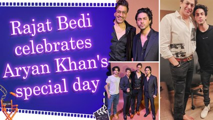 Rajat Bedi pens heartfelt birthday poem for Aryan Khan, calling him a "Spark So Bright"