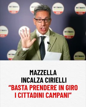 M5S Campania - La destra racconta balle ai campani (12.11.25)