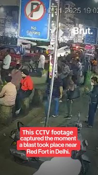 CCTV Footages from Delhi blast