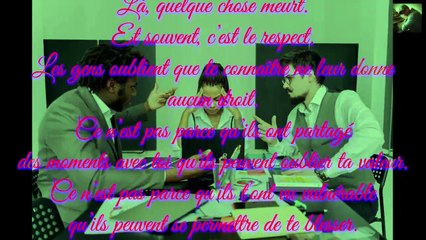 LES ECRIS DE KHAL ( La familiarité, tue le respect. )