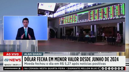 Dólar fecha abaixo de R$ 5,30 pela primeira vez desde junho de 2024; Alan Ghani analisa