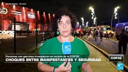 Informe desde Belém: enfrentamientos entre manifestantes y Policía en la COP30