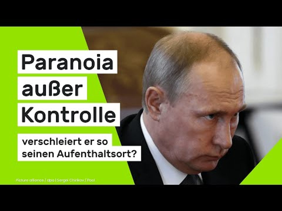 Wladimir Putin: Paranoia außer Kontrolle - verschleiert der Kreml-Chef so seinen Aufenthaltsort?