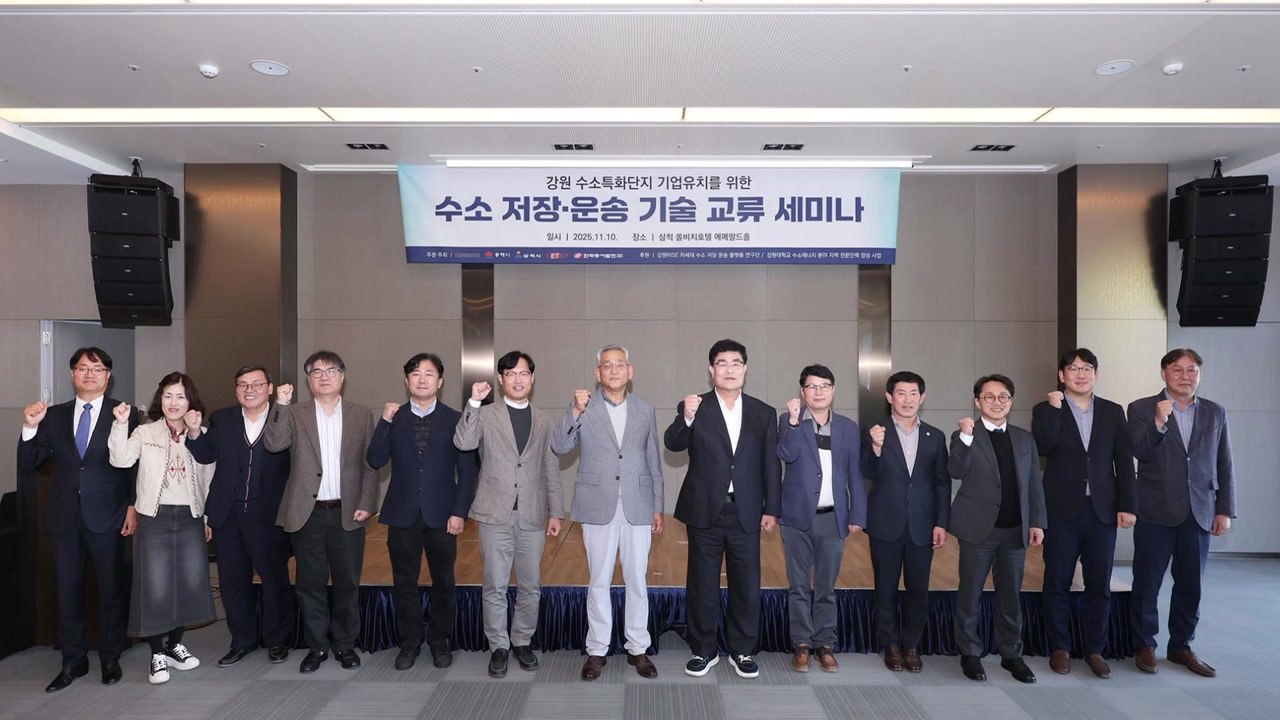 [네트] 강원도, 수소 저장·운송 기술 교류 세미나 개최 / YTN