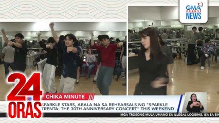Sparkle stars, abala na sa rehearsals ng "Sparkle Trenta: The 30th Anniversary Concert" this weekend | 24 Oras