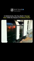 This Guy Turned His Garage Door into an Optical Illusion 😱🎨 _ Looks Like a Normal Door! 🤯