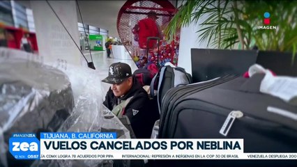 Miles de vuelos son cancelados por los bancos de neblina que se producen en Tijuana