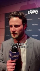 Gerrit Cole thought he was getting good news about Cody Bellinger re-signing with the Yankees