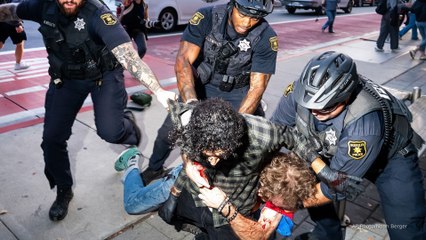 Turning Point USA event met with protests, arrests at UC Berkeley