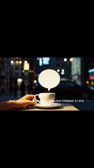 Mesmerizing TV Moment: Coffee, Hourglass, and Enchanting Woods Collide!