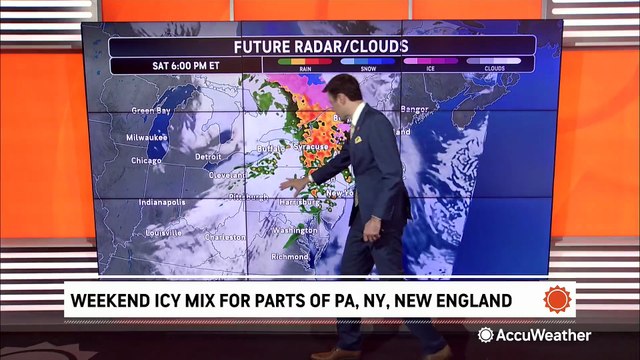 Wintry mix expected across parts of the Northeast this weekend