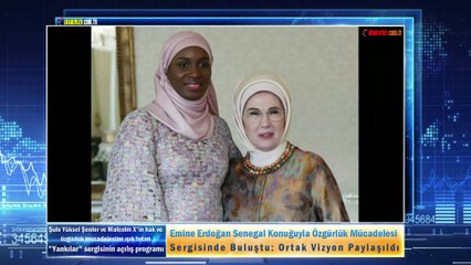 Emine Erdoğan Senegal Konuğuyla Özgürlük Mücadelesi Sergisinde Buluştu: Ortak Vizyon Paylaşıldı