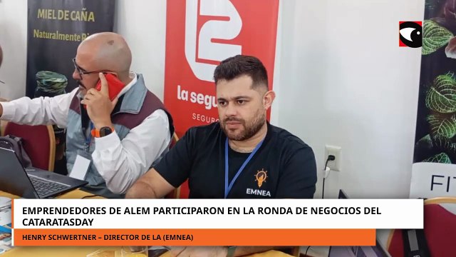 Emprendedores de Alem participaron en la ronda de negocios del CataratasDay