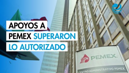 Apoyos a Pemex superaron en 179% lo autorizado en su línea presupuestaria al tercer trimestre