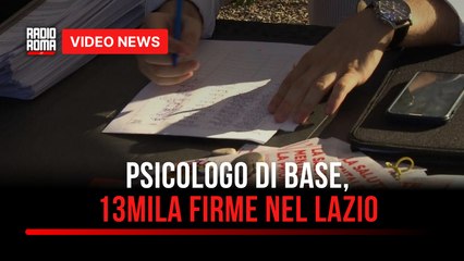 Psicologo di base, 13mila firme nel Lazio