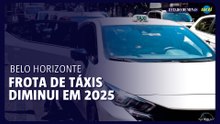 Frota de táxis em BH diminui em 2025