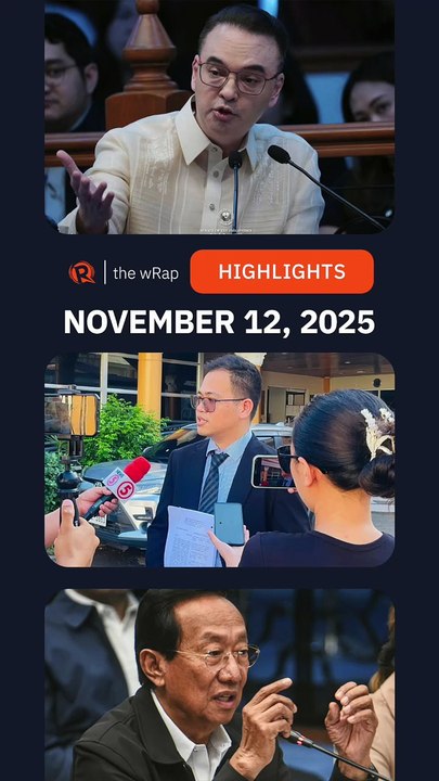 Today’s headlines: Alan Peter Cayetano, Cebu mayors, Manuel Bonoan | The wRap | November 12, 2025