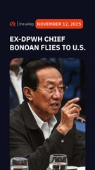 Ex-DPWH chief Bonoan, tagged in flood control mess, flies to US