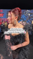 Millie Bobby Brown Looks Back on Her First Premiere for ‘Stranger Things’