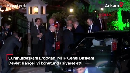 Cumhurbaşkanı Erdoğan, Bahçeli ile görüştü