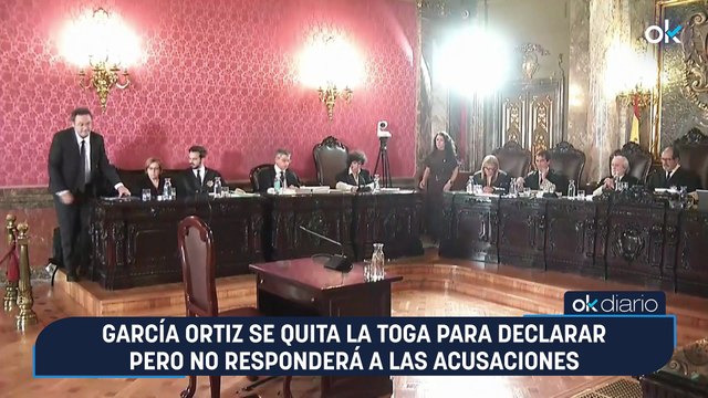 García Ortiz se quita la toga para declarar pero no responderá a las acusaciones