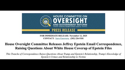House Democrats Release Epstein Papers Alleging Trump “Knew About the Girls”