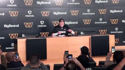 Coach de Washington Commanders destaca que el paso por Madrid hará más fuerte al equipo