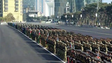 Erdoğan Bakü'de Karabağ Zaferi'nin 5. Yılında Barış ve Kardeşlik Mesajı Verdi