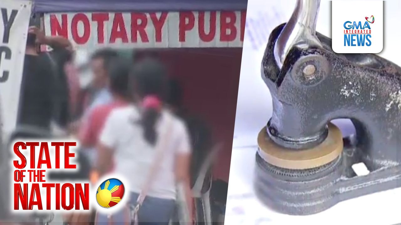 Grupong nag-aalok ng pekeng notaryo sa labas ng tanggapan ng gobyerno, bistado | SONA