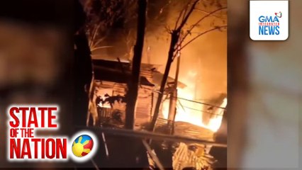 Sunog, sumiklab sa Brgy. San Roque sa Antipolo; residente nawawala | SONA