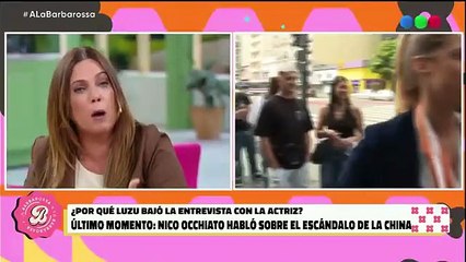 Por qué Analía Franchín se paró en la nota con Nico Occhiato y lo aplaudió por lo que dijo de China Suárez