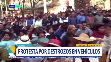 Tensión entre dos líneas en Quillacollo por ruta de transporte