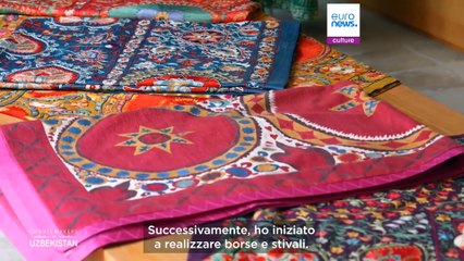 Madina Kasimbaeva, maestra di ricamo tradizionale uzbeka riconosciuta a livello internazionale