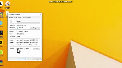 How to prevent yourself to save changed informations in a document on Windows PC