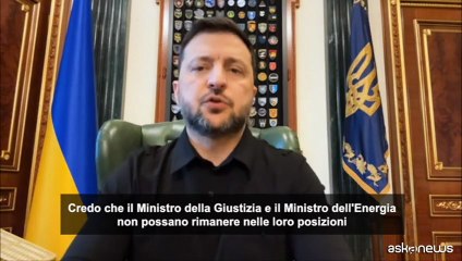 Ucraina, Zelensky chiede dimissioni ministri Giustizia ed Energia