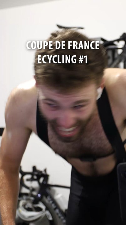 Ma première Coupe de France eCycling 🇫🇷 J’ai dépassé mes limites pour aller chercher le meilleur résultat possible… et ça a fait très mal ! 🤯