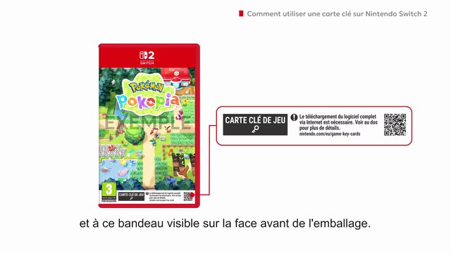Comment utiliser une carte clé sur Nintendo Switch 2