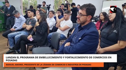 Lanzan el Programa de Embellecimiento y Fortalecimiento de Comercios en posadas
