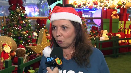 Papai Noel chegou no Shopping Brisamar